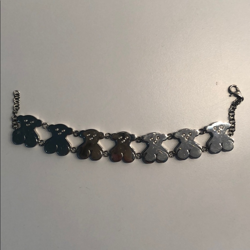 Tous Stainless Steel + Diamonds Bracelet